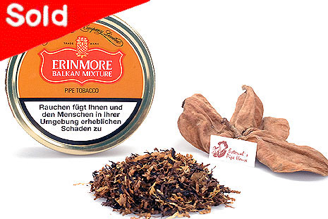 Erinmore Balkan Mixture Pipe tobacco 50g Tin